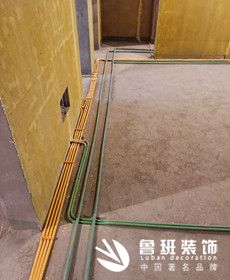 金地·湖城大境三居室混搭風格正在施工